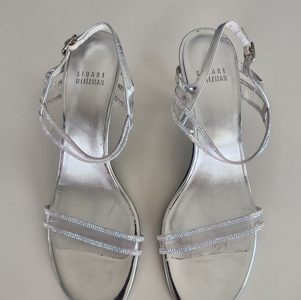 Stuart Weitzman SANDALS Silver 7